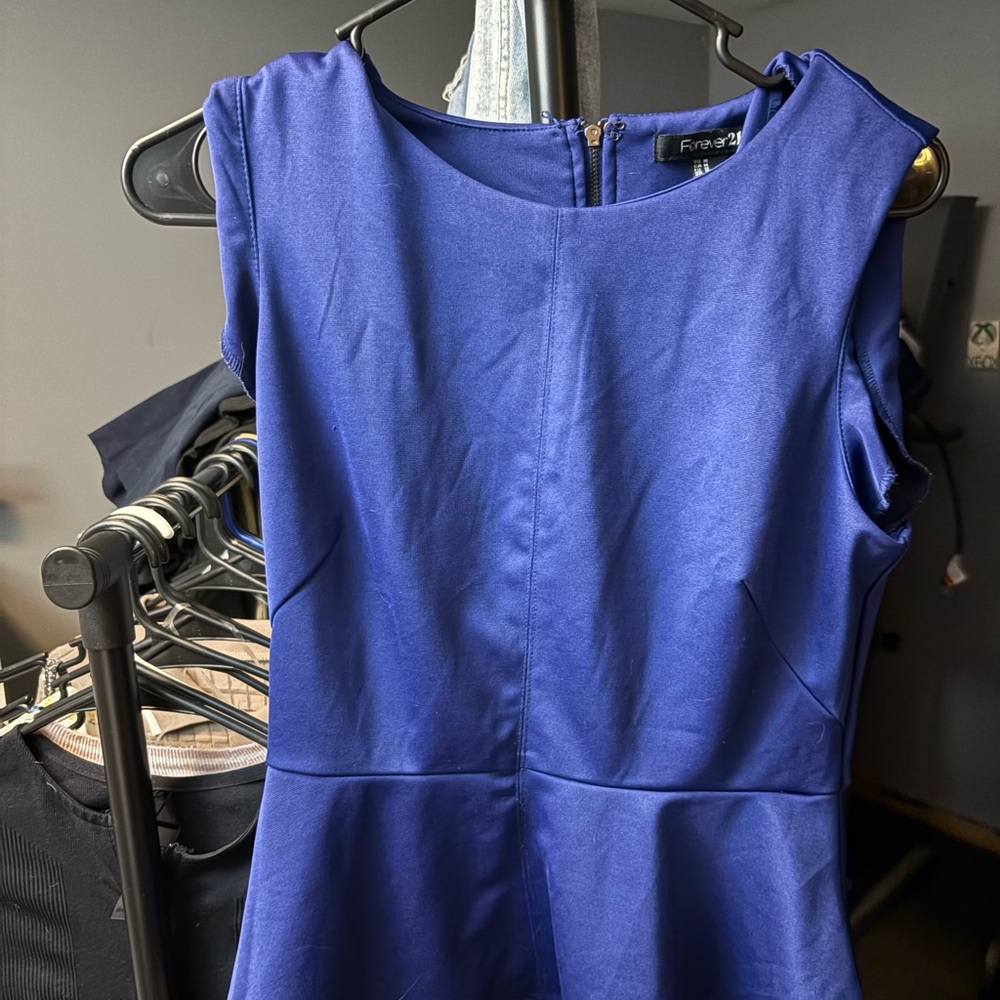 Forever 21 Royal Blue Dressy Top
